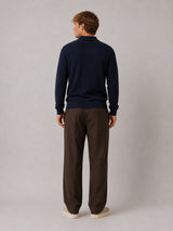 Clean Cut Copenhagen Vester polo knit Strik Mørk Navy