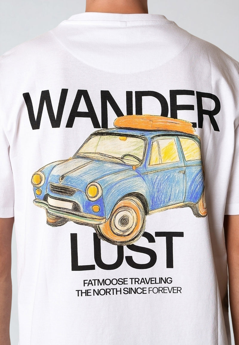 Fat Moose WANDERLUST T-SHIRT T-shirts S/S Hvid