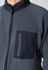 Fat Moose WILL FLEECE JACKET Fleece Grå