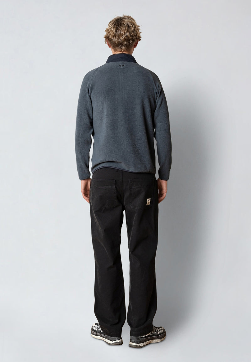 Fat Moose WILL FLEECE JACKET Fleece Grå