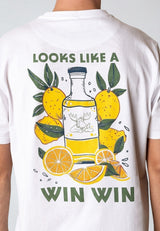 Fat Moose WIN WIN T-SHIRT T-shirts S/S Hvid