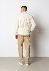 Fat Moose WOOD FLEECE JACKET Fleece Ecru