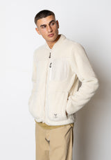 Fat Moose WOOD FLEECE JACKET Fleece Ecru