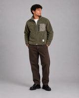 Fat Moose WOOD FLEECE JACKET Fleece Grey green/Black