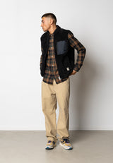 Fat Moose WOOD FLEECE VEST Fleece Sort