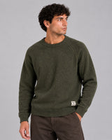 Fat Moose Woodland nops knit Strik Mørkegrøn